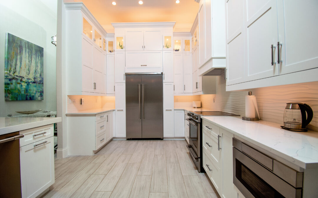 High-end kitchen remodel by Huffmans Construction Group Naples FL